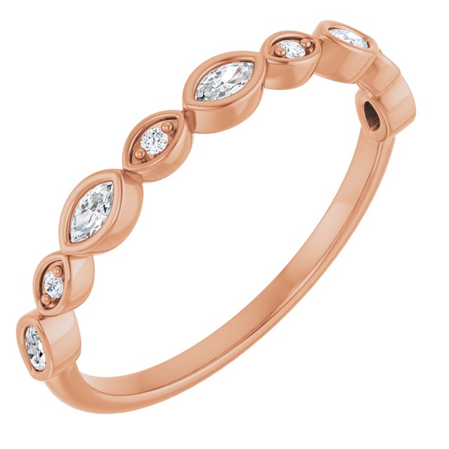 The Thea — Diamond Anniversary Band - Rose