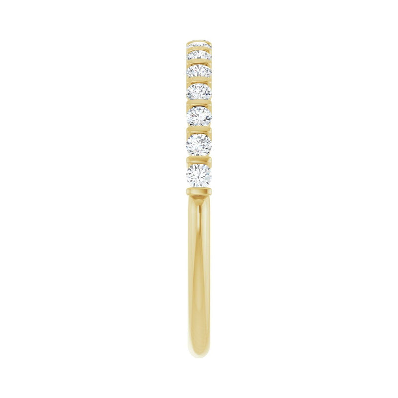 1 ct tw Channel-Set Lab Grown Anniversary Band in 14K White Gold... - view 4