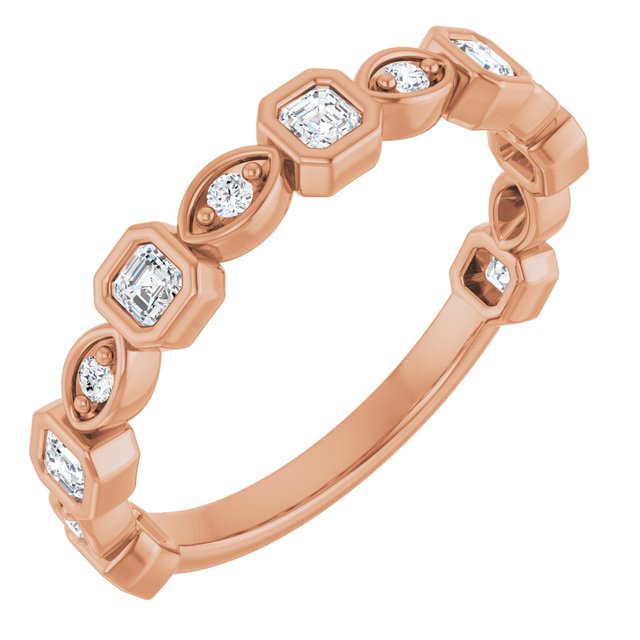 The Lilou — Diamond Anniversary Band - Rose