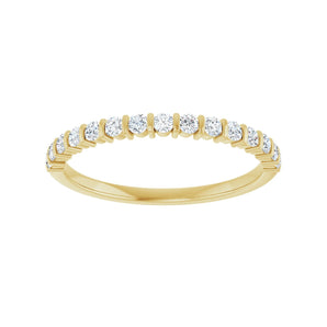 1 ct tw Channel-Set Lab Grown Anniversary Band in 14K White Gold... - view 3