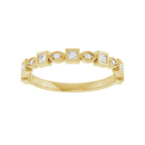 1/2 ct tw Diamond Lab Grown Anniversary Band in 14K White Gold... - view 3