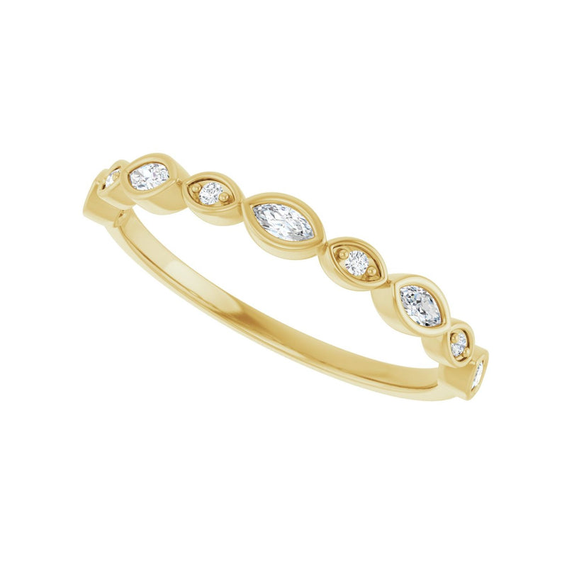 1/3 ct tw Diamond Lab Grown Anniversary Band in 14K White Gold... - view 5