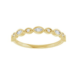 1/3 ct tw Diamond Lab Grown Anniversary Band in 14K White Gold... - view 3