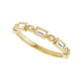 1/2 ct tw Diamond Lab Grown Anniversary Band in 14K White Gold... - view 5