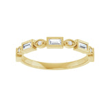 1/2 ct tw Diamond Lab Grown Anniversary Band in 14K White Gold... - view 3