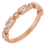 The Ariel — Diamond Anniversary Band - Rose