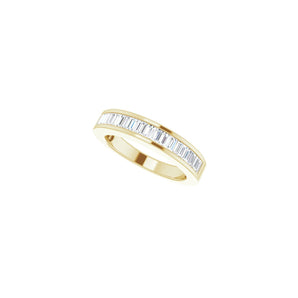 1/2 ct tw Channel-Set Lab Grown Anniversary Band in 14K White Gol... - view 5