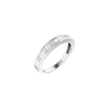 1/3 ct tw Channel-Set Lab Grown Anniversary Band in 14K White Gol...