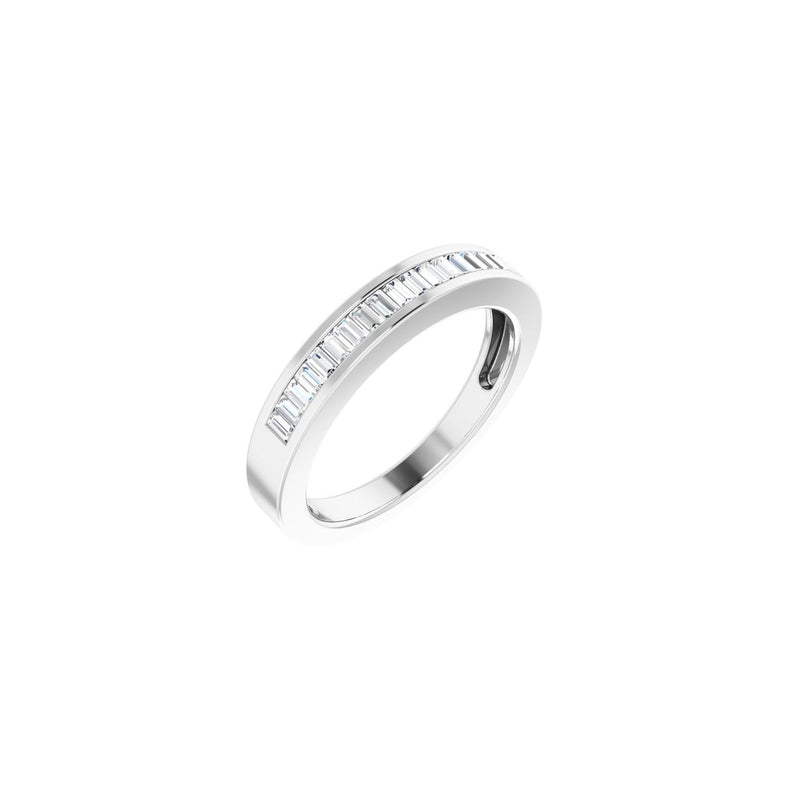 1/3 ct tw Channel-Set Lab Grown Anniversary Band in 14K White Gol...