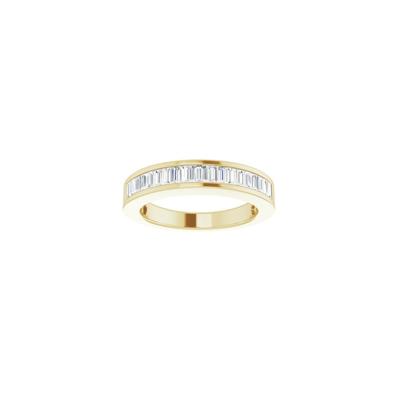1/2 ct tw Channel-Set Lab Grown Anniversary Band in 14K White Gol... - view 3