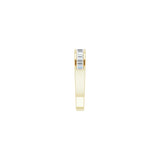 1/2 ct tw Channel-Set Lab Grown Anniversary Band in 14K White Gol... - view 4