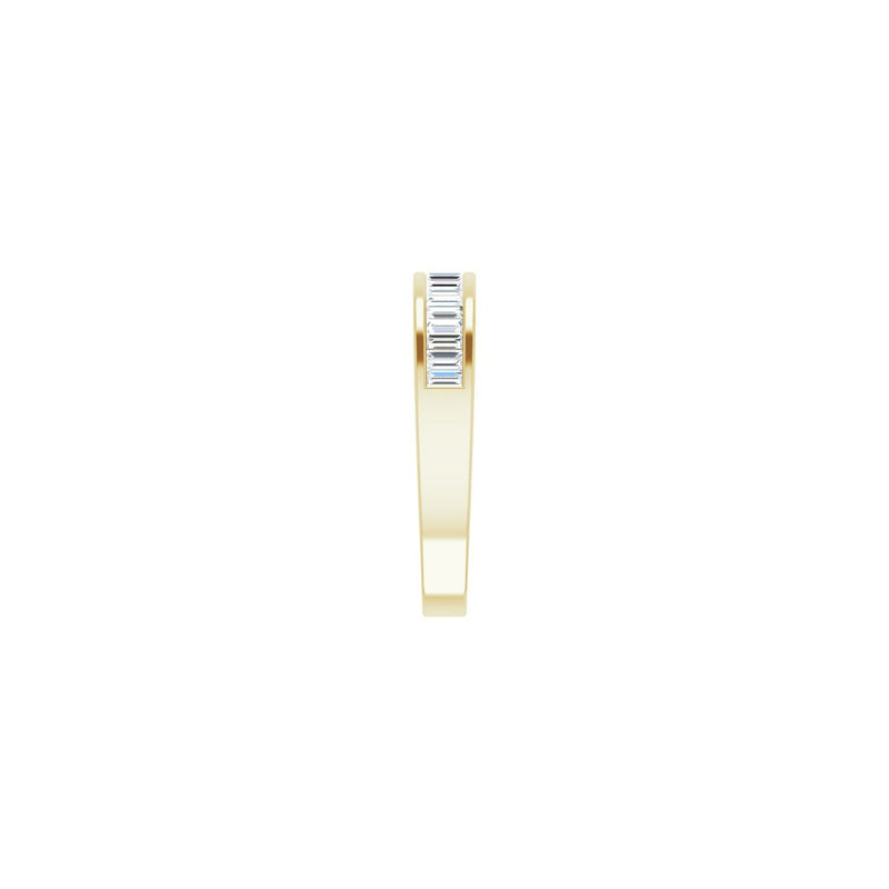 1/2 ct tw Channel-Set Lab Grown Anniversary Band in 14K White Gol... - view 4