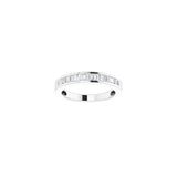 1/3 ct tw Channel-Set Lab Grown Anniversary Band in 14K White Gol... - view 3