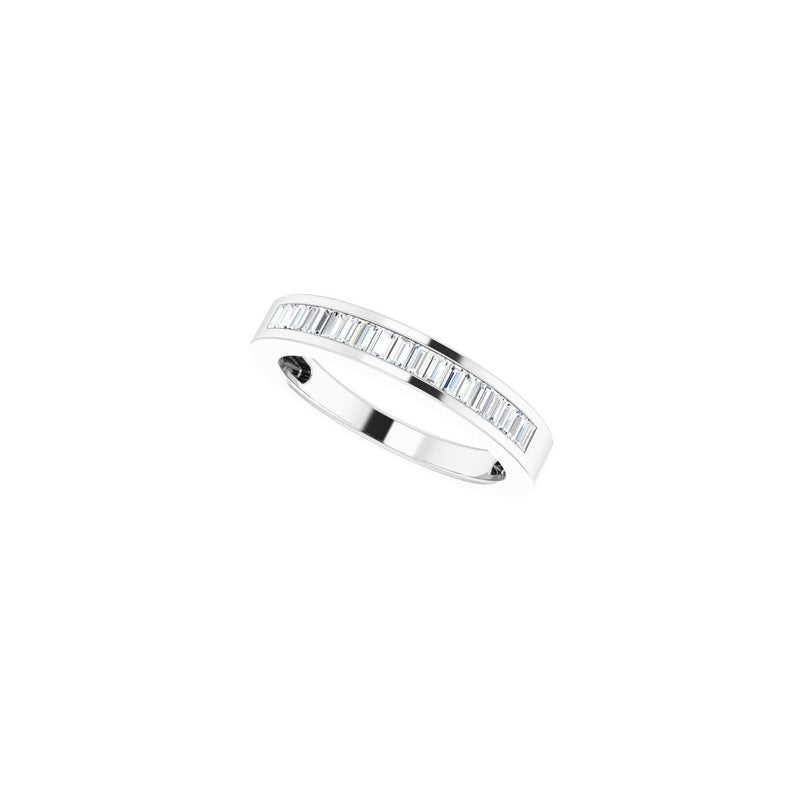 1/3 ct tw Channel-Set Lab Grown Anniversary Band in 14K White Gol... - view 5
