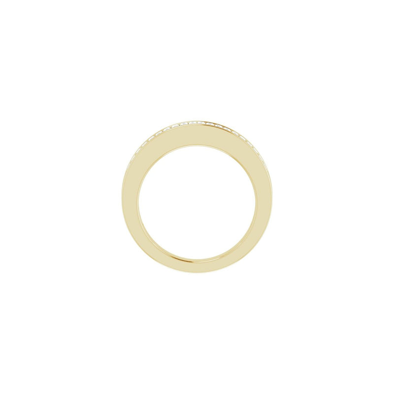 1/2 ct tw Channel-Set Lab Grown Anniversary Band in 14K White Gol... - view 2