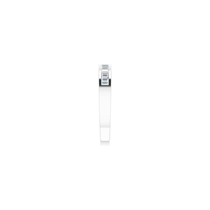 1/3 ct tw Channel-Set Lab Grown Anniversary Band in 14K White Gol... - view 4