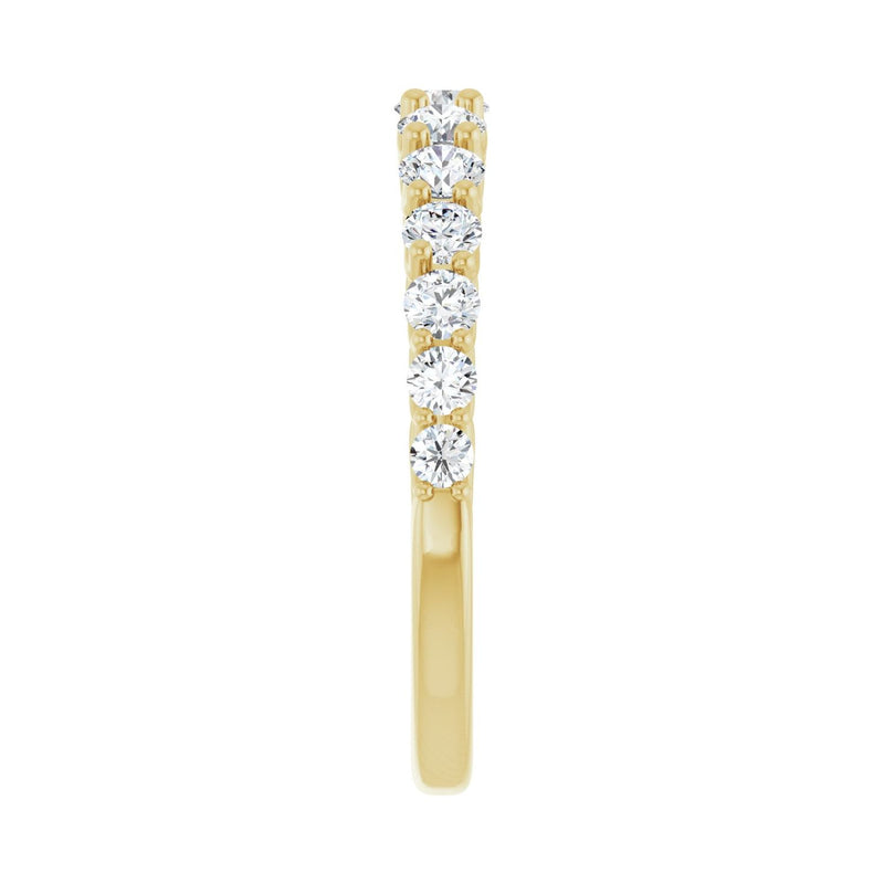 3/4 ct tw Diamond Lab Grown Anniversary Band in 14K White Gold... - view 4