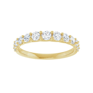 3/4 ct tw Diamond Lab Grown Anniversary Band in 14K White Gold... - view 3