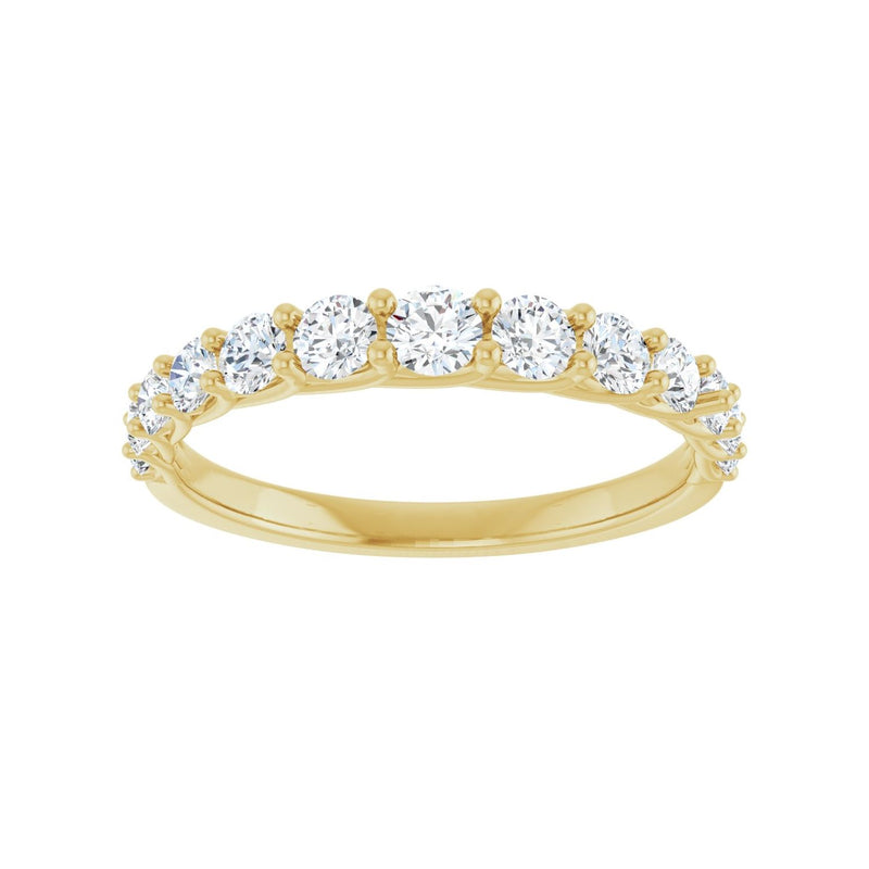 3/4 ct tw Diamond Lab Grown Anniversary Band in 14K White Gold... - view 3
