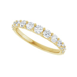 3/4 ct tw Diamond Lab Grown Anniversary Band in 14K White Gold... - view 5
