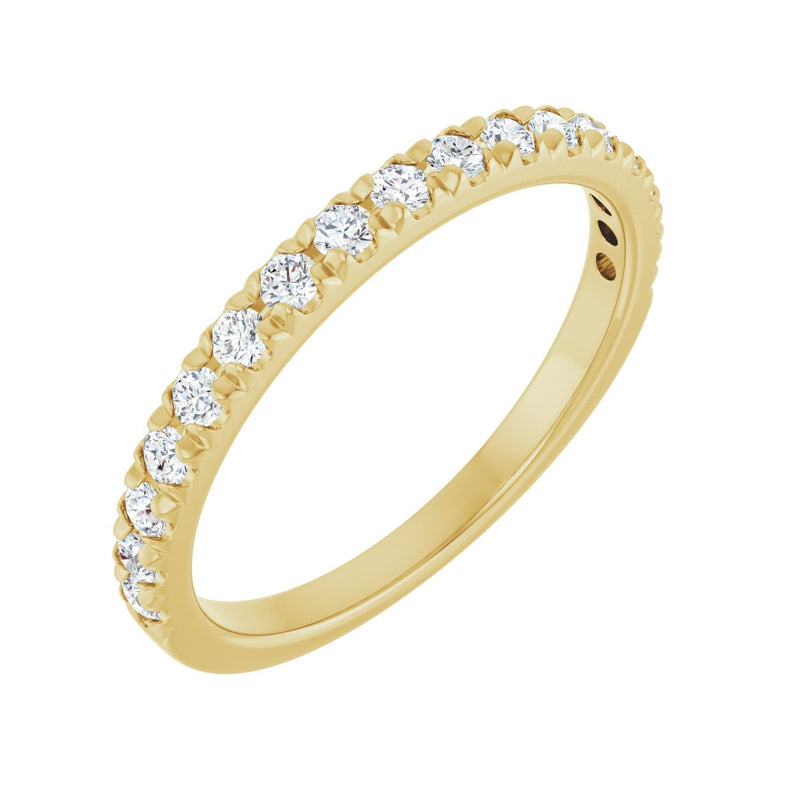The Slate — French-Set Anniversary Wedding Band - view 1