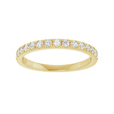 The Slate — French-Set Anniversary Wedding Band - view 3