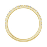The Slate — French-Set Anniversary Wedding Band - view 2