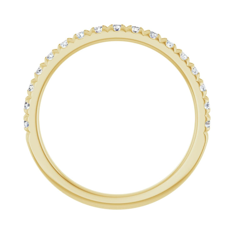The Slate — French-Set Anniversary Wedding Band - view 2