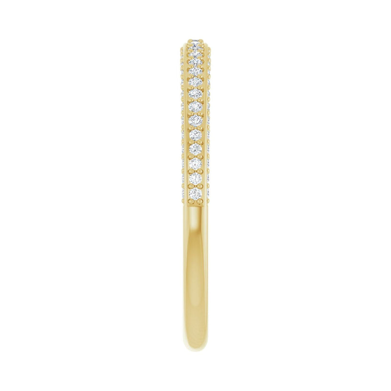 1/2 ct tw Diamond Lab Grown Anniversary Band in 14K White Gold... - view 4