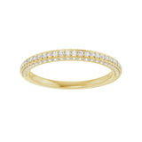 1/2 ct tw Diamond Lab Grown Anniversary Band in 14K White Gold... - view 3