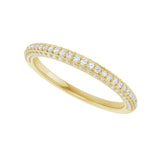 1/2 ct tw Diamond Lab Grown Anniversary Band in 14K White Gold... - view 5