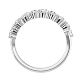 3/4 ct tw Diamond Lab Grown Anniversary Band in 14K White Gold... - view 2