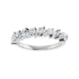 3/4 ct tw Diamond Lab Grown Anniversary Band in 14K White Gold... - view 3