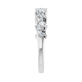3/4 ct tw Diamond Lab Grown Anniversary Band in 14K White Gold... - view 4