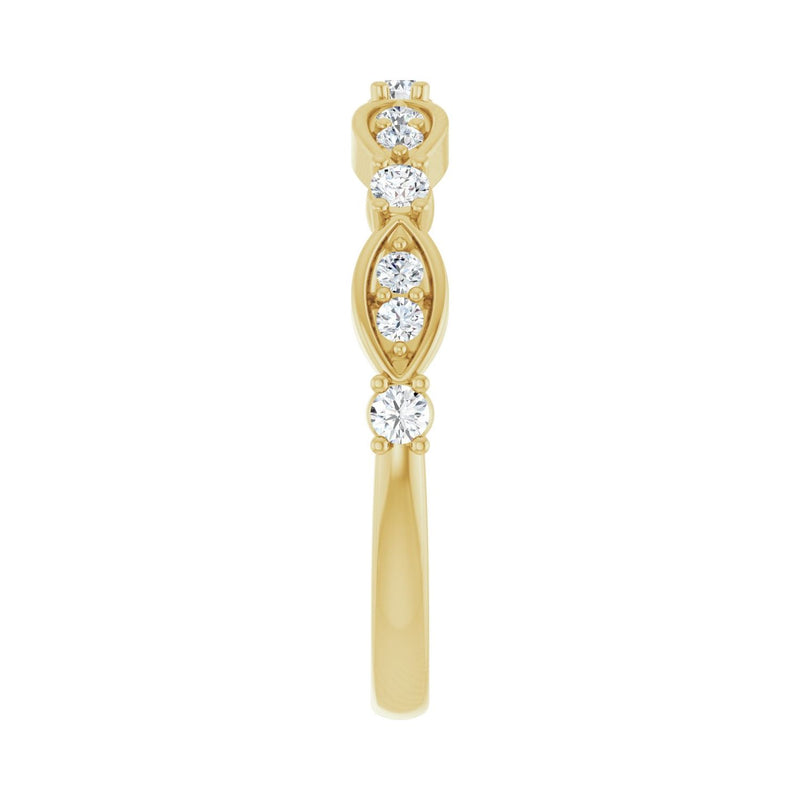 1/3 ct tw Diamond Lab Grown Anniversary Band in 14K White Gold... - view 4