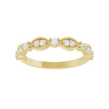 1/3 ct tw Diamond Lab Grown Anniversary Band in 14K White Gold... - view 3