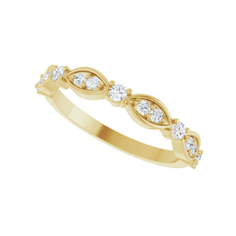 1/3 ct tw Diamond Lab Grown Anniversary Band in 14K White Gold... - view 5
