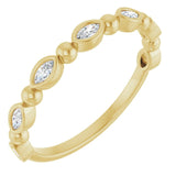 The Maple — Bezel Anniversary Band - Yellow