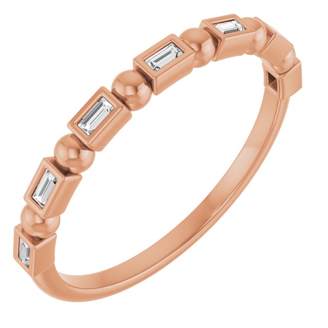 The Ionia — Bezel Anniversary Band - Rose