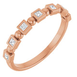 The Juturna — Bezel Anniversary Band - Rose