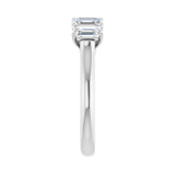 1 1/2 ct tw Five-Stone Lab Grown Anniversary Band in 14K White Go... - view 4