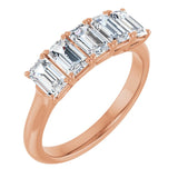 The Nilsi — Five-Stone Anniversary Band - Rose