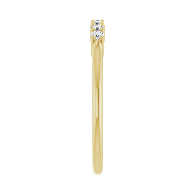 1/5 ct tw Diamond Lab Grown Anniversary Band in 14K White Gold... - view 4