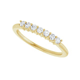 1/5 ct tw Diamond Lab Grown Anniversary Band in 14K White Gold... - view 5