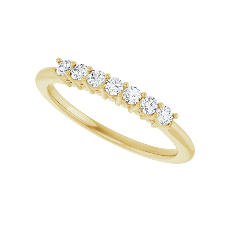 1/5 ct tw Diamond Lab Grown Anniversary Band in 14K White Gold... - view 5