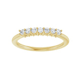1/5 ct tw Diamond Lab Grown Anniversary Band in 14K White Gold... - view 3