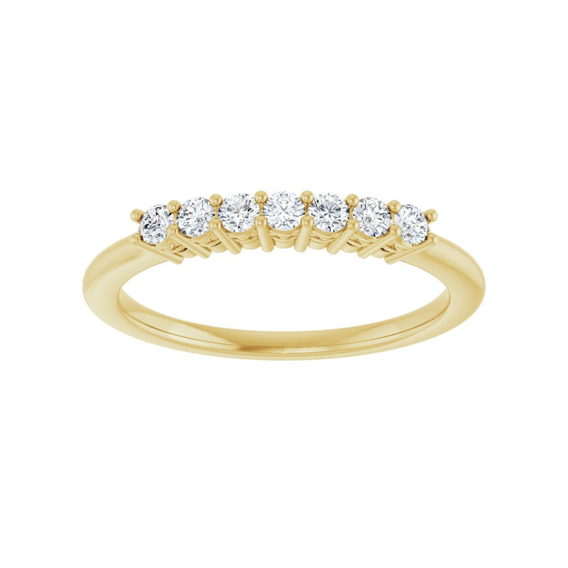 1/5 ct tw Diamond Lab Grown Anniversary Band in 14K White Gold... - view 3