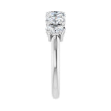 1 1/2 ct tw Diamond Lab Grown Anniversary Band in 14K White Gold... - view 4