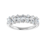 1 1/2 ct tw Diamond Lab Grown Anniversary Band in 14K White Gold... - view 3
