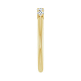 1 ct tw Five-Stone Lab Grown Anniversary Band in 14K White Gold... - view 4